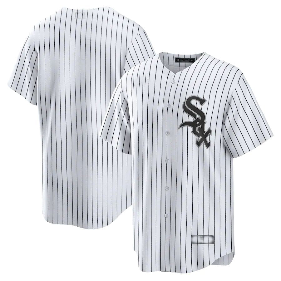 C.White Sox White Home Replica Team Jersey Baseball Jerseys
