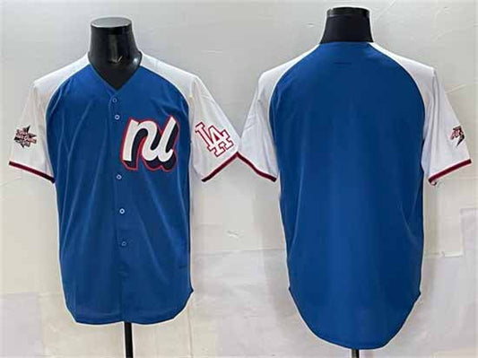 Los Angeles Dodgers National League Blank Blue Alternate 2025 All-Star Edition Limited Stitched Baseball Jersey