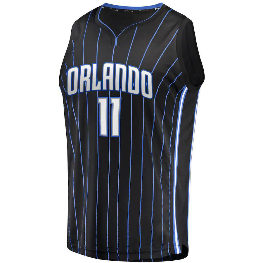 O.Magic #11 Mohamed Bamba Fanatics Branded 2021-22 Fast Break Replica Jersey Icon Edition Black Stitched American Basketball Jersey