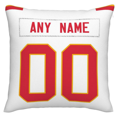 Custom KC.Chiefs Pillow Decorative Throw Pillow Case - Print Personalized Football Team Fans Name & Number Birthday Gift Football Pillows
