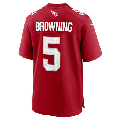 A.Cardinals #5 Baron Browning Cardinal Team Game Jersey Stitched American Football Jerseys
