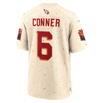 A.Cardinals #6 James Conner 2025 Rivalries Collection Game Jersey-PUHICS - Natural Stitched American Football Jersey-PUHICSS
