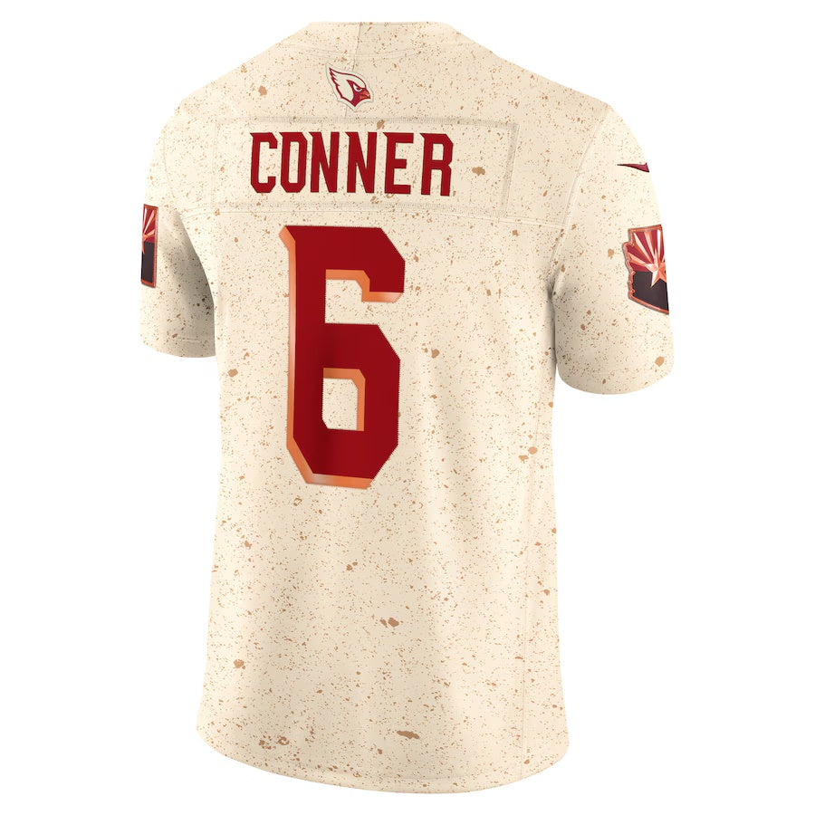 A.Cardinals #6 James Conner 2025 Rivalries Collection Limited Jersey-PUHICS - Natural Stitched American Football Jersey-PUHICSS