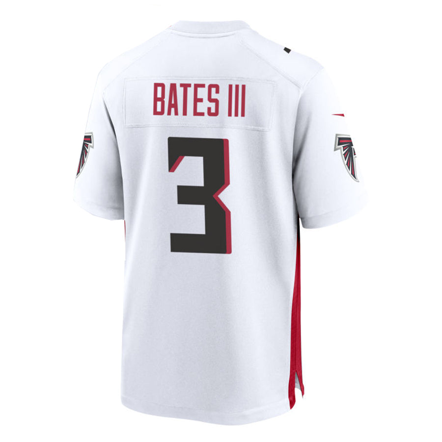 A.Falcons #3 Jessie Bates III Game Player Jersey - White Stitched American Football Jerseys