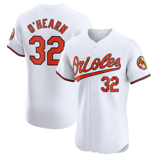 Baltimore Orioles #32 Ryan O'Hearn Home Elite Player Jersey - White Stitched Baseball Jersey