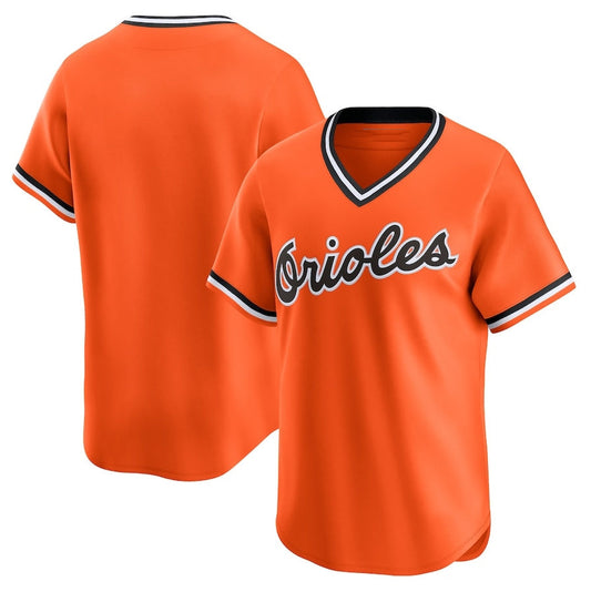 Baltimore Orioles ooperstown Collection Limited Jersey - Orange Stitched Baseball Jersey