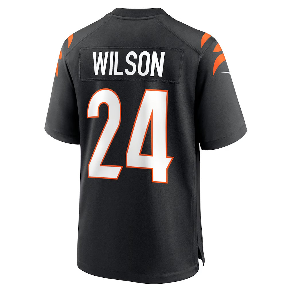 C.Bengals #24 Marco Wilson Black Team Game American Football Jerseys