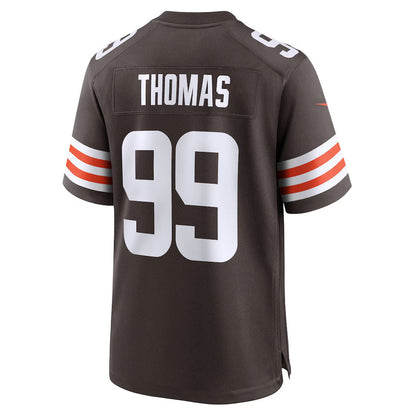 C.Browns #99 Cameron Thomas Brown Team Game Stitched American Football Jerseys