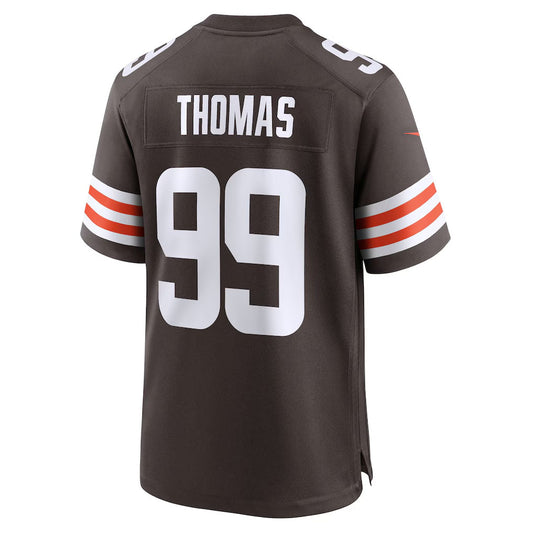 C.Browns #99 Cameron Thomas Brown Team Game Stitched American Football Jerseys