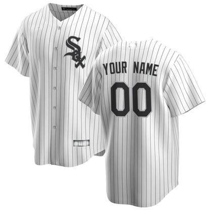 Baseball Jerseys Custom C.White Sox White Home Replica Custom Jersey