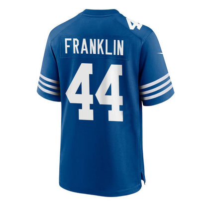 IN.Colts #44 Zaire Franklin Royal Alternate Game Stitched American Football Jerseys