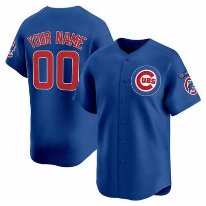 Custom Chicago Cubs Active Player Royal 'Ryne Sandberg Tribute' Vapor Limited V3 Stitched Baseball Jersey