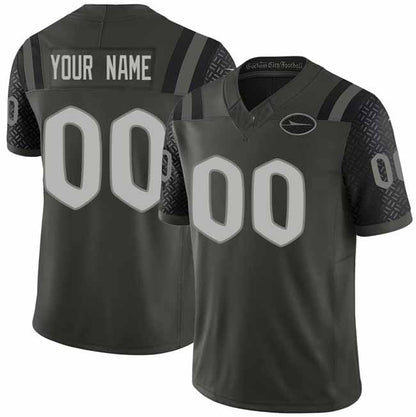 Custom NY.Jets Active Player Black 2025 F.U.S.E. Rivalries Vapor Limited Football Stitched Jersey-PUHICS