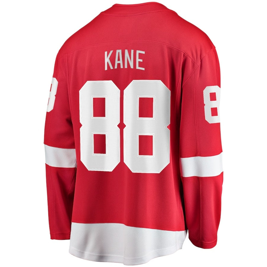 D.Red Wings #88 Patrick Kane Fanatics Home Breakaway Player Jersey - Red Stitched American Hockey Jerseys