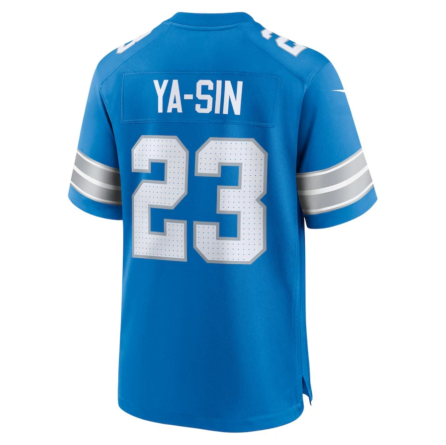 D.Lions #23 Rock Ya-Sin Blue Team Game American Football Jerseys