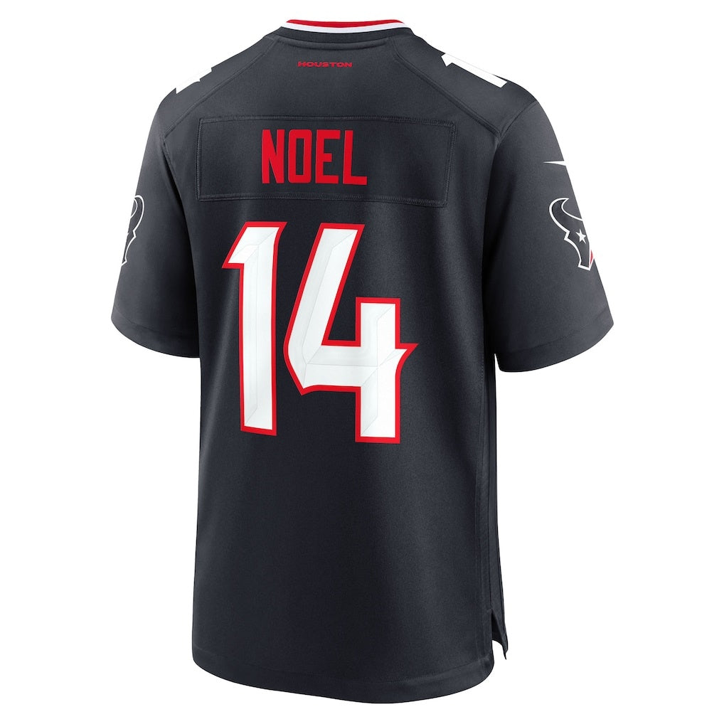 H.Texans #14 Jaylin Noel Navy Team Game American Football Jersey