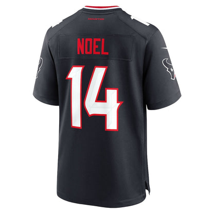 H.Texans #14 Jaylin Noel Navy Team Game American Football Jersey