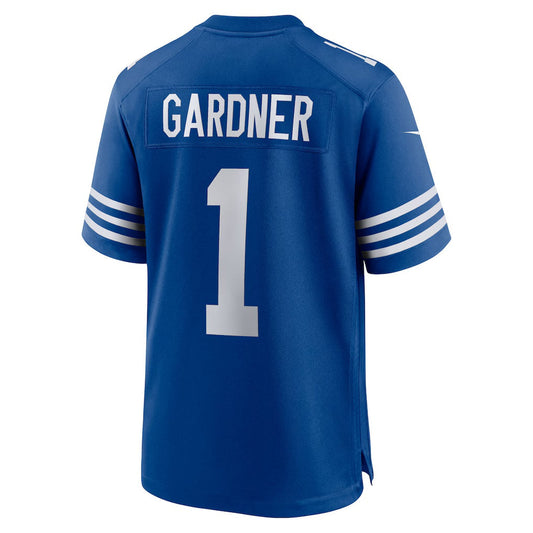 IN.Colts #1 Ahmad Sauce Gardner Royal Alternate Game Stitched American Football Jerseys