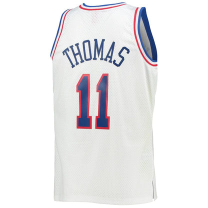 E.Conference #11 Isiah Thomas Mitchell & Ness Hardwood Classics 1992 All-Star Game Swingman Jersey White Stitched American Basketball Jersey