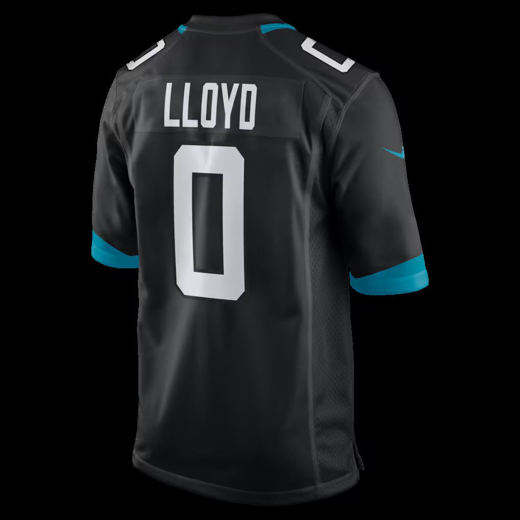 J.Jaguars #0 Devin Lloyd Black Alternate Game American Football Jersey
