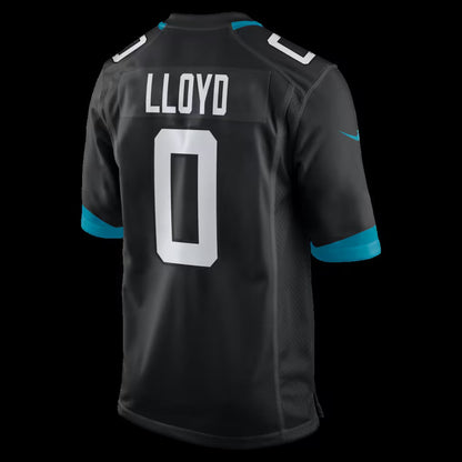 J.Jaguars #0 Devin Lloyd Black Alternate Game American Football Jersey