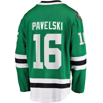 D.Stars #16 Joe Pavelski Fanatics Branded Breakaway Home Player Jersey  Kelly Green Stitched American Hockey Jerseys