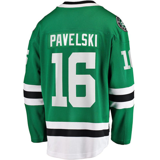 D.Stars #16 Joe Pavelski Fanatics Branded Breakaway Home Player Jersey  Kelly Green Stitched American Hockey Jerseys