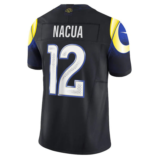 LA.Rams #12 Puka Nacua 2025 Rivalries Collection Limited Jersey-PUHICS - Midnight Blue Stitched American Football Jersey-PUHICSS