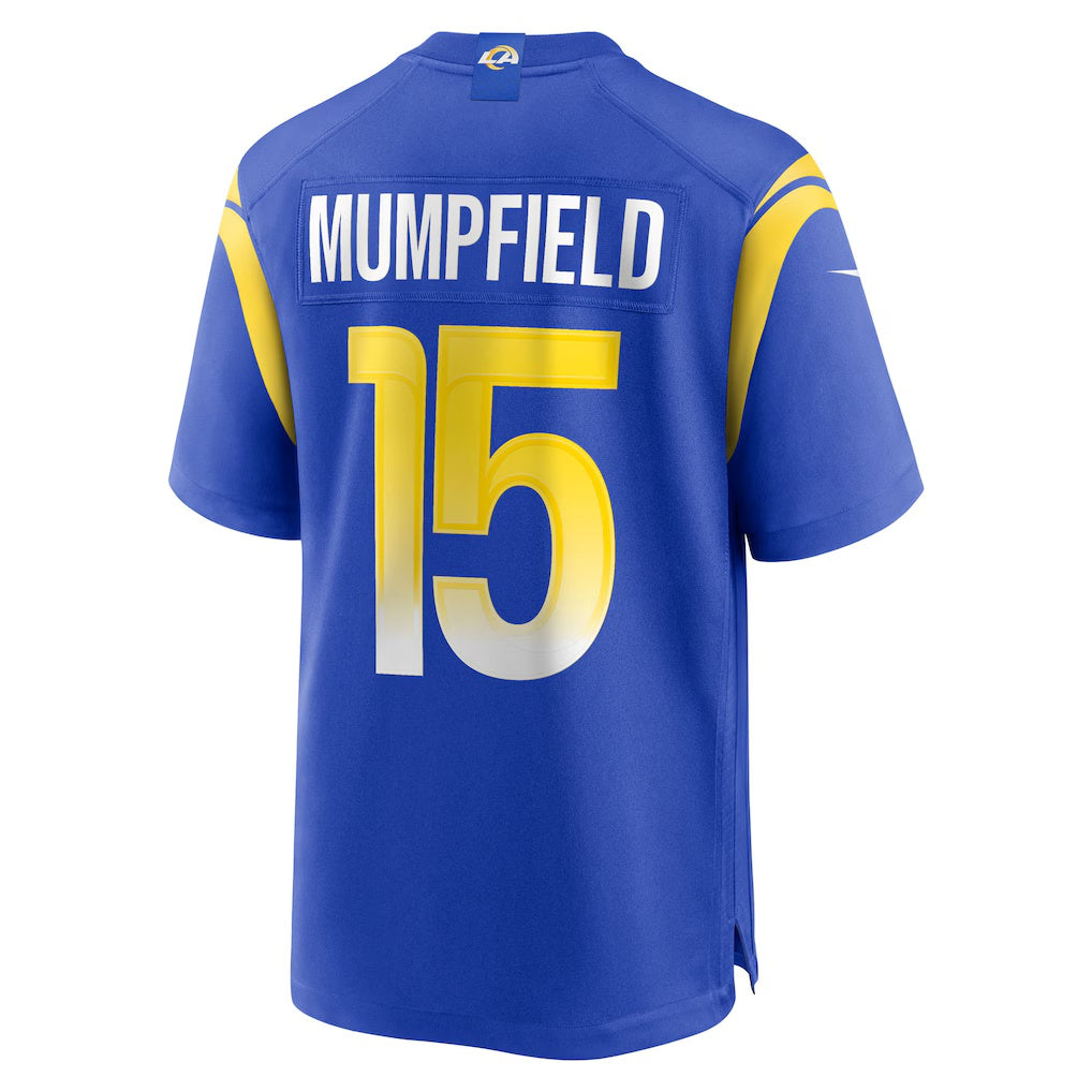 LA.Rams #15 Konata Mumpfield Royal Team Game Stitched American Football Jerseys