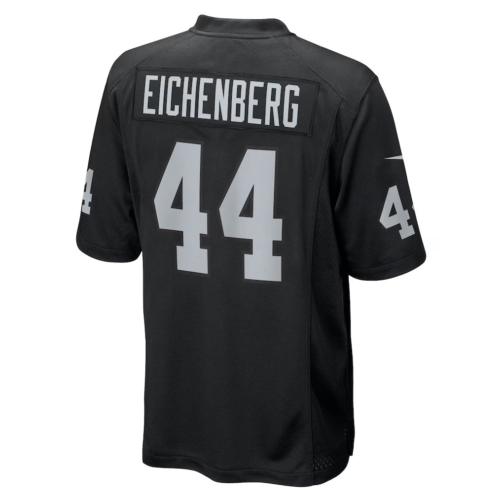 LV.Raiders #44 Tommy Eichenberg Black Team Game American Football Jerseys