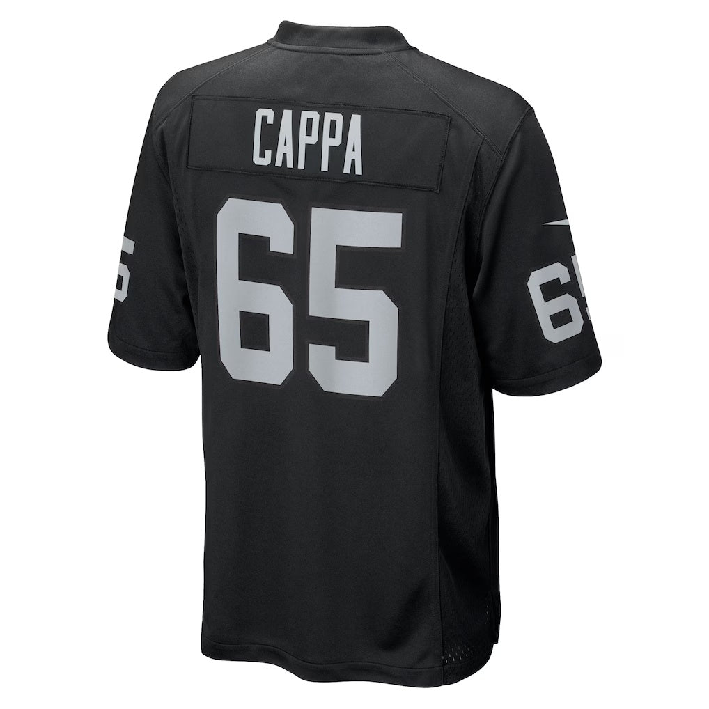 LV.Raiders #65 Alex Cappa Black Team Game American Football Jerseys