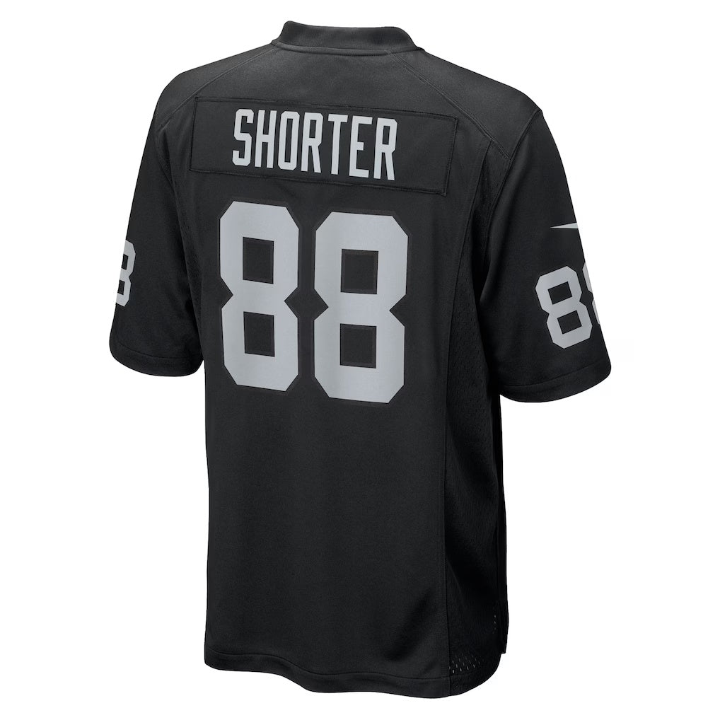 LV.Raiders #88 Justin Shorter Black Team Game American Football Jerseys