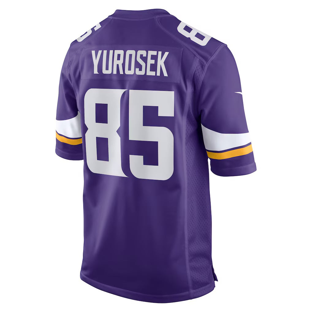 MN.Vikings #85 Ben Yurosek Purple Team Game Stitched American Football Jerseys