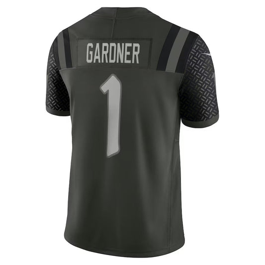NY.Jets #1 Ahmad Sauce Gardner 2025 Rivalries Collection Limited Jersey-PUHICS - Gotham Green Stitched American Football Jersey-PUHICSS
