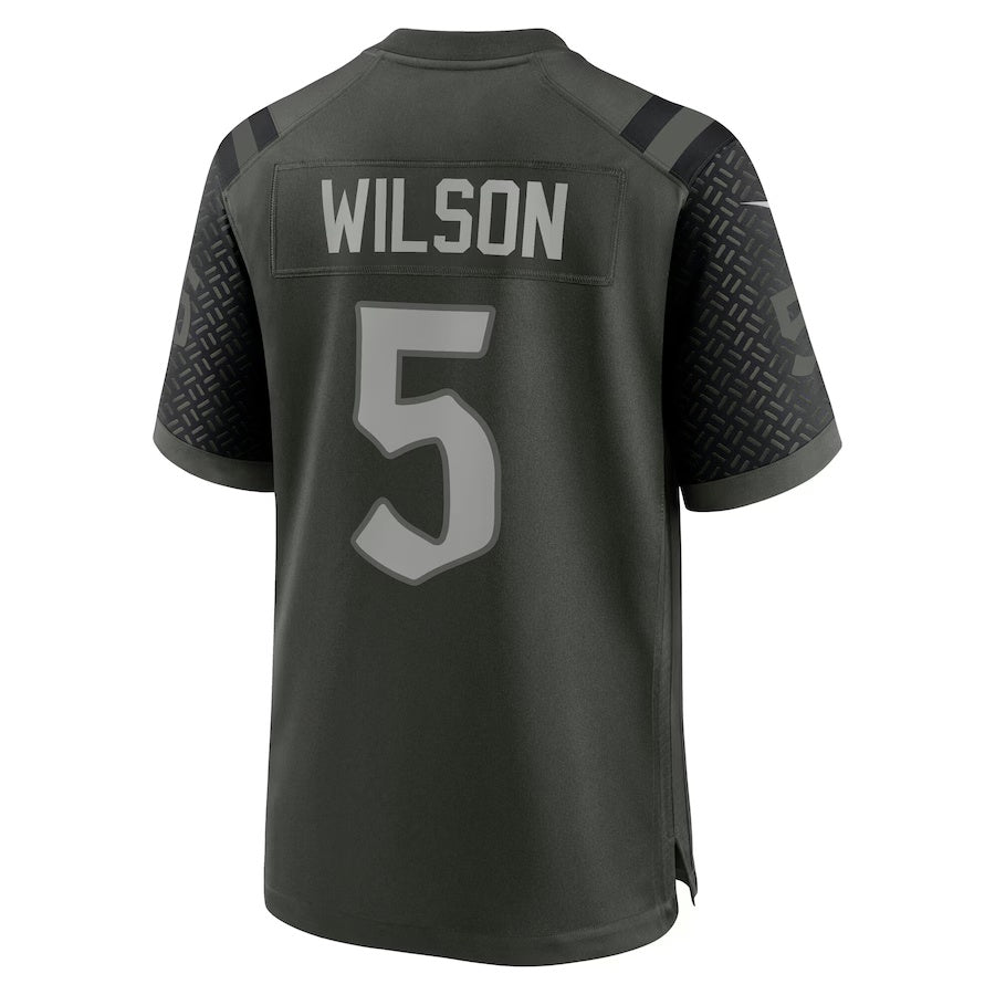 NY.Jets #5 Garrett Wilson 2025 Rivalries Collection Game Jersey-PUHICS - Gotham Green Stitched American Football Jersey-PUHICSS