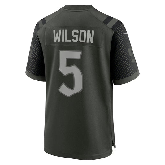 NY.Jets #5 Garrett Wilson 2025 Rivalries Collection Game Jersey-PUHICS - Gotham Green Stitched American Football Jersey-PUHICSS
