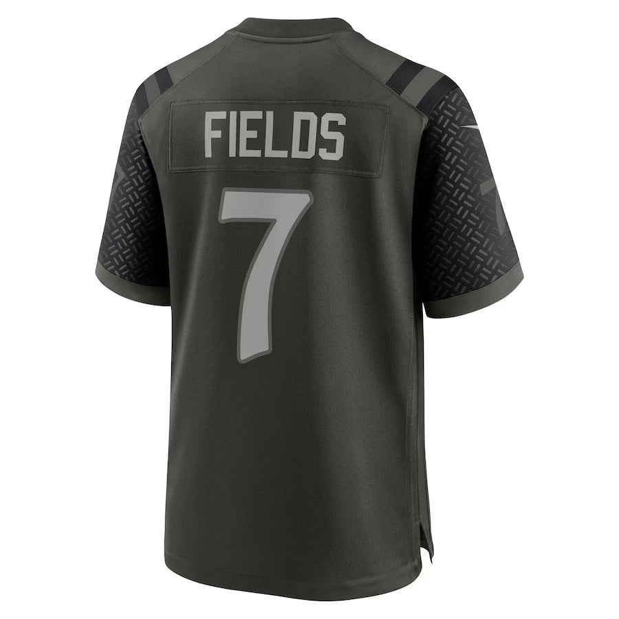 NY.Jets #7 Justin Fields 2025 Rivalries Collection Game Jersey-PUHICS - Gotham Green Stitched American Football Jersey-PUHICSS