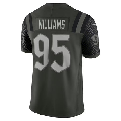NY.Jets #95 Quinnen Williams 2025 Rivalries Collection Limited Jersey-PUHICS - Gotham Green Stitched American Football Jersey-PUHICSS