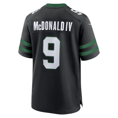 NY.Jets #9 Will McDonald IV Legacy Black Alternate Game Stitched American Football Jerseys
