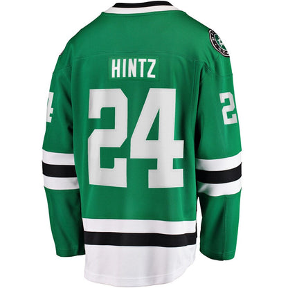 D.Stars #24 Roope Hintz Fanatics Branded Home Breakaway Player Jersey  Kelly Green Stitched American Hockey Jerseys