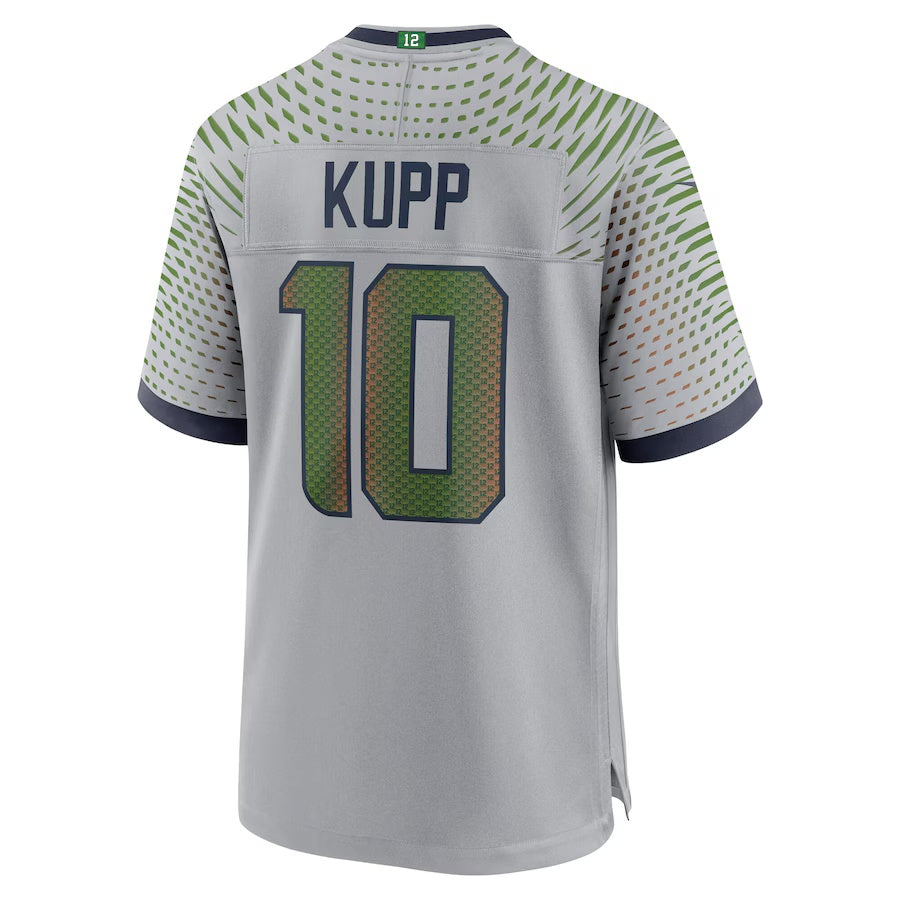 S.Seahawks #10 Cooper Kupp 2025 Rivalries Collection Game Jersey-PUHICS - Wolf Gray Stitched American Football Jersey-PUHICSS