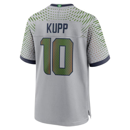 S.Seahawks #10 Cooper Kupp 2025 Rivalries Collection Game Jersey-PUHICS - Wolf Gray Stitched American Football Jersey-PUHICSS