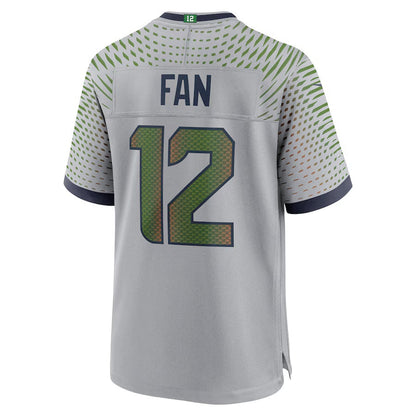 S.Seahawks #12s 2025 Rivalries Collection Game Jersey-PUHICS - Wolf Gray Stitched American Football Jersey-PUHICSS