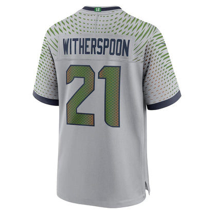 S.Seahawks #21 Devon Witherspoon 2025 Rivalries Collection Game Jersey-PUHICS - Wolf Gray Stitched American Football Jersey-PUHICSS