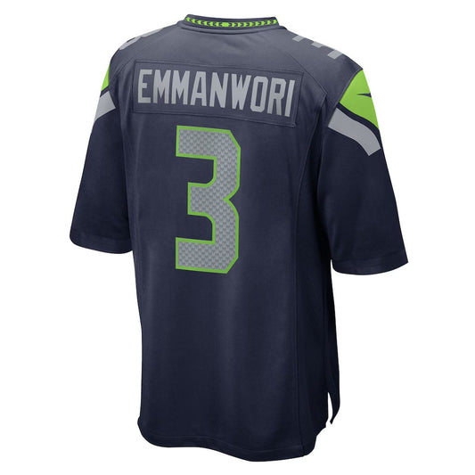S.Seahawks #3 Nick Emmanwori College Navy Team Game Stitched American Football Jerseys