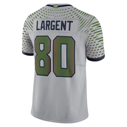 S.Seahawks #80 Steve Largent 2025 Rivalries Collection Retired Player Limited Jersey-PUHICS - Wolf Gray Stitched American Football Jersey-PUHICSS