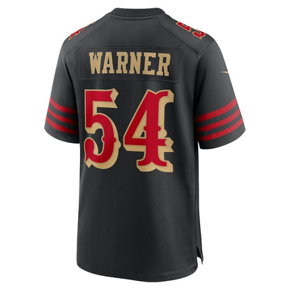 SF.49ers #54 Fred Warner 2025 Rivalries Collection Game Jersey-PUHICS - Black Stitched American Football Jersey-PUHICSS