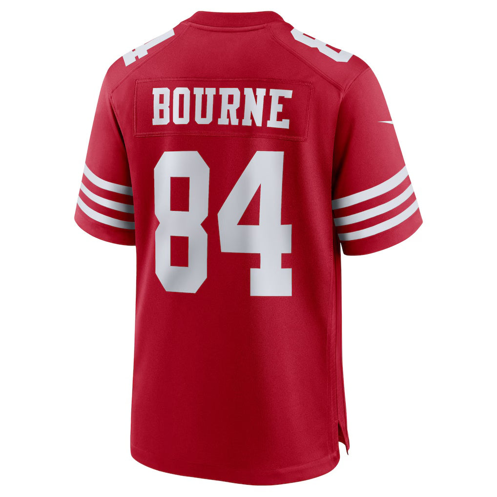 SF.49ers #84 Kendrick Bourne Scarlet Team Game Stitched American Football Jerseys