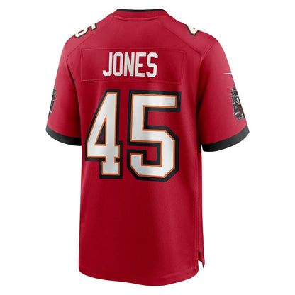 TB.Buccaneers #45 Deion Jones Red Team Game American Football Jerseys