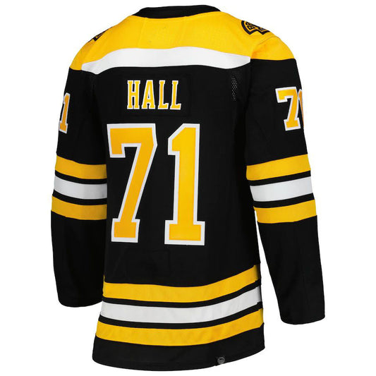 B.Bruins #71 Taylor Hall Primegreen Authentic Pro Home Player Jersey  Black Stitched American Hockey Jerseys
